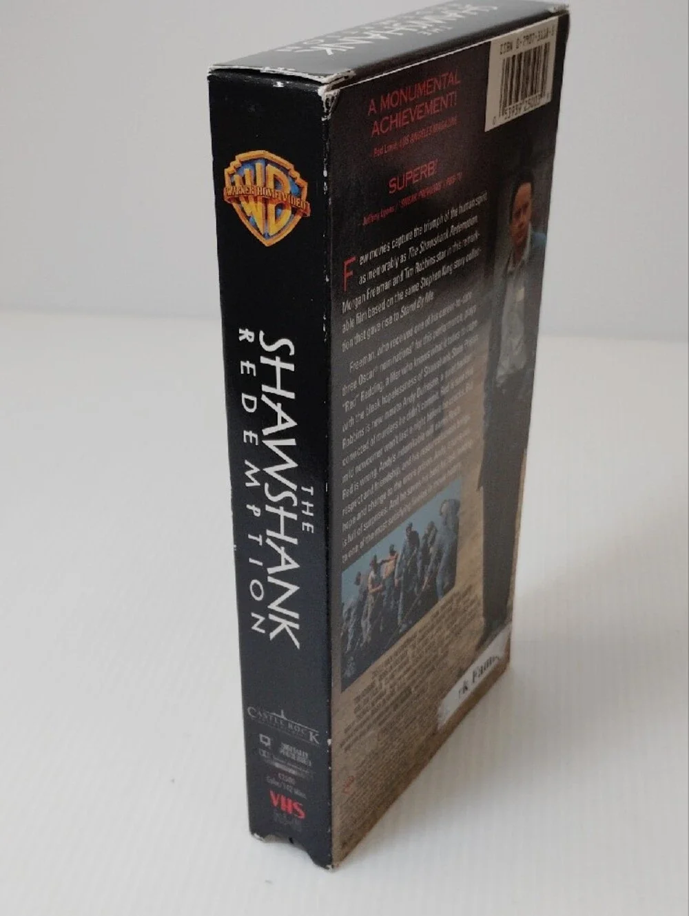 12 For $8 The Shawshank Redemption VHS Tape - Black & Brown Jacket